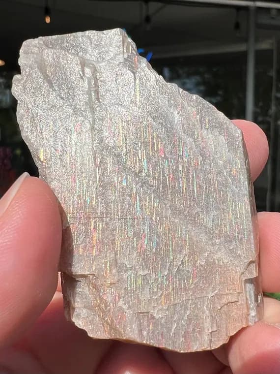Beautiful raw rainbow meteor shower sunstone, lattice sunstone, Tanzania sunstone, Tanzanian